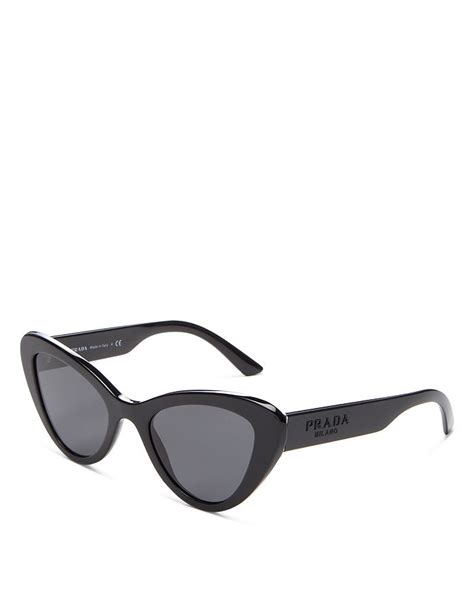 prada black cat eye sunglasses|prada 52mm cat eye sunglasses.